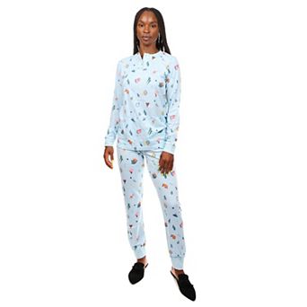 2 pc Women's Campfire Fun Cotton Blend Pajama Set