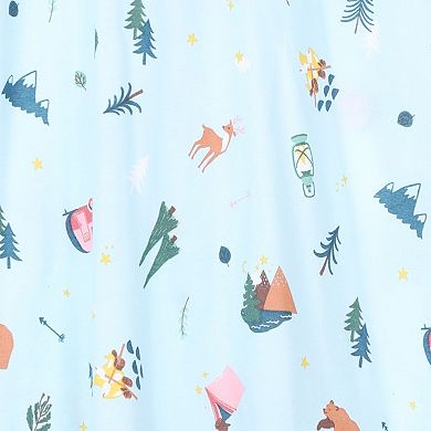 2 Piece Women's Campfire Fun Cotton Blend Pajama Set