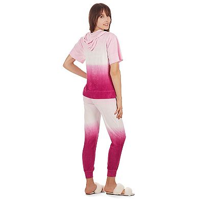 Women's Dip Dye Gradient Yummy Terry Cloth Jogger Pants