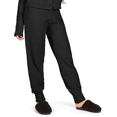 Women's Soft and Cozy Knit Casual Solid Jogger Pants