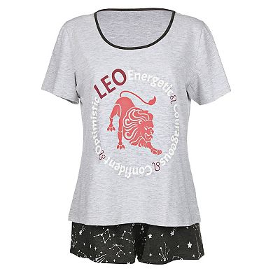 Women's Zodiac Sign Leo Short Set