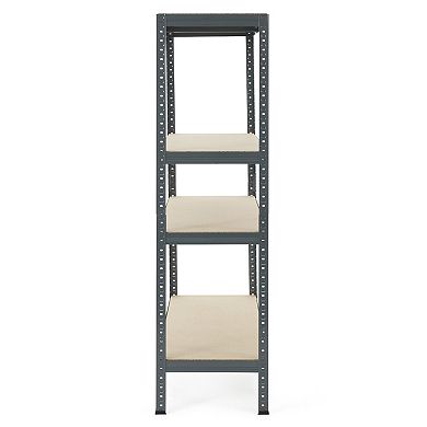 Trestles 36x60" 4 Adjustable Metal Shelves Garage Storage Unit, 500 lb Capacity