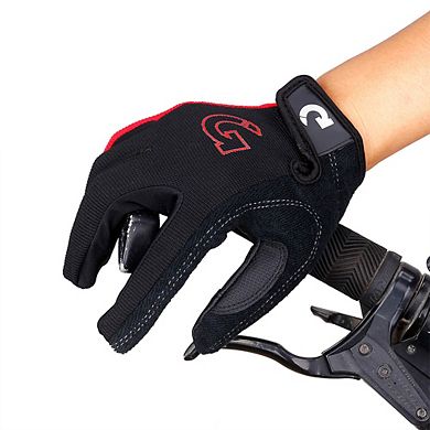 F.C Design Cycling Shockproof Foam Padded Sports Full Finger Short Gloves