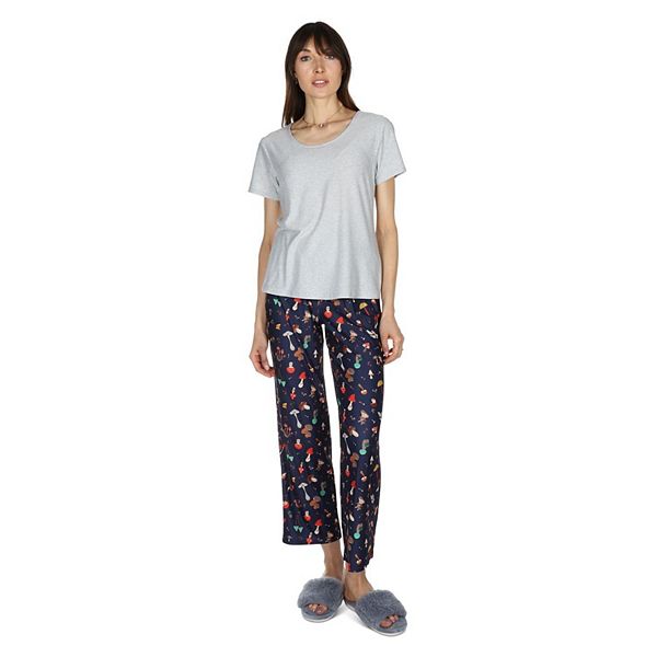 Women's Mushrooms Pant PJ Set in a Bag