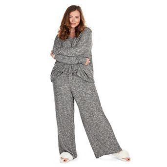 Women's Hacci Wide Leg Soft Lightweight Lounge Pants