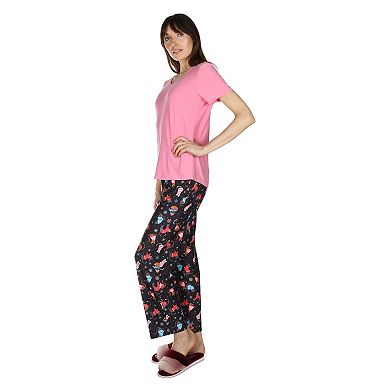 Women's Sweater Cats Pant PJ Set in a Bag