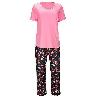 Women's Sweater Cats Pant PJ Set in a Bag