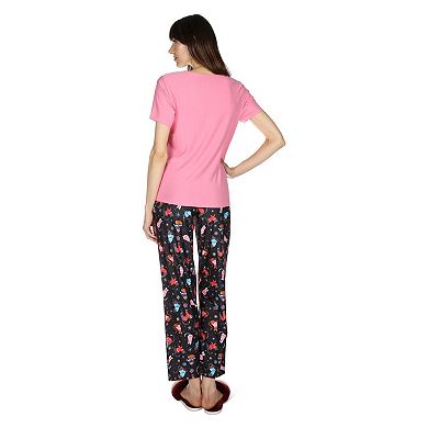 Women's Sweater Cats Pant PJ Set in a Bag