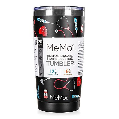 Thermal Insulated Stainless Steel Medical Pattern 20 Oz Coffee Tumbler