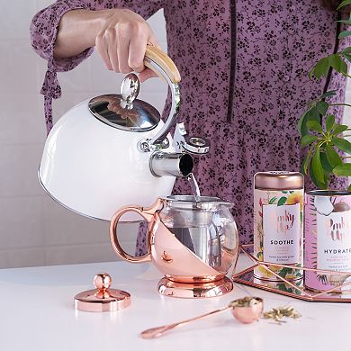 Presley Tea Kettle in Rose Gold by Pinky Up