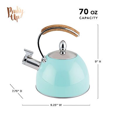 Presley Tea Kettle in Rose Gold by Pinky Up