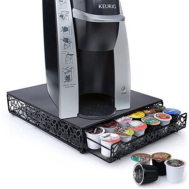 K Cup Holder - Storage Drawer for Keurig K-Cup Coffee Pod Organizer - K-Cup Storage, 42 Pod Capacity