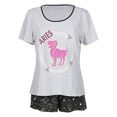 Women's Zodiac Sign Aries Short Set