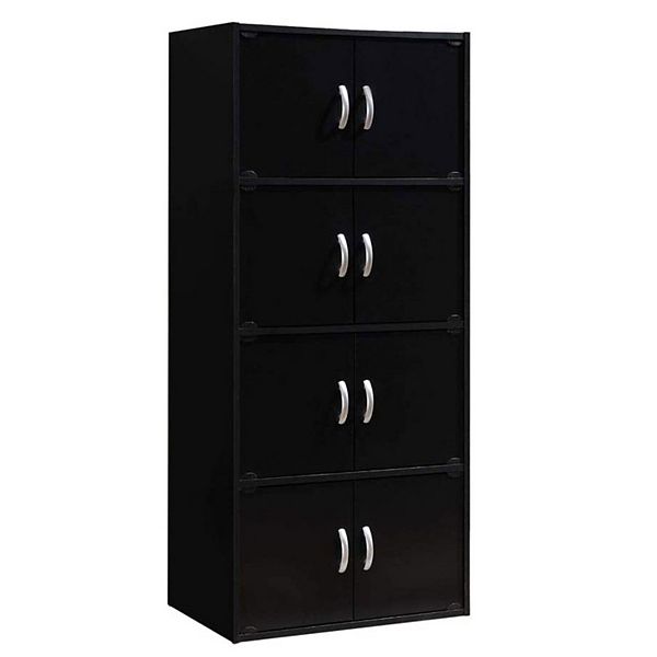 Hodedah 8 Door Enclosed Multipurpose Storage Cabinet for Home and ...