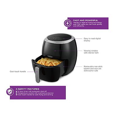 Salton Air Fryer XXL with Viewing Window - 8L