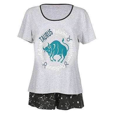 Women's Zodiac Sign Taurus Short Set