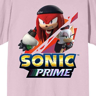 Men's Sonic Prime Renegade Knuckles Short Sleeve Graphic Tee