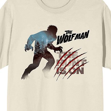 Men's Universal Monsters Wolfman Short Sleeve Graphic Tee