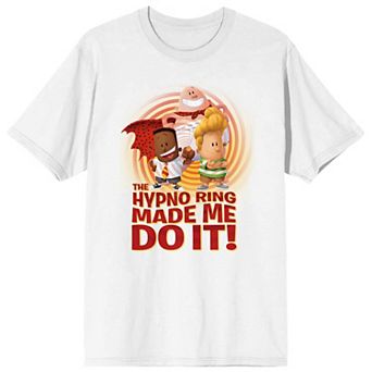 Men's Captain Underpants The Hypno Ring Short Sleeve Graphic Tee