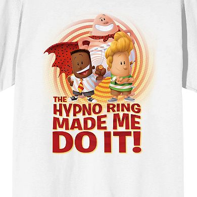 Men's Captain Underpants The Hypno Ring Short Sleeve Graphic Tee