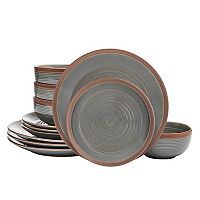 12-Piece Food Network Colby Dinnerware Set + $10 Kohls Cash