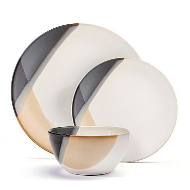 Food Network Ridge 12-Piece Dinnerware Set