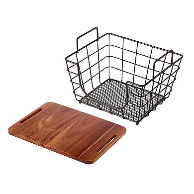 Food Network™ Wire Basket with Lid