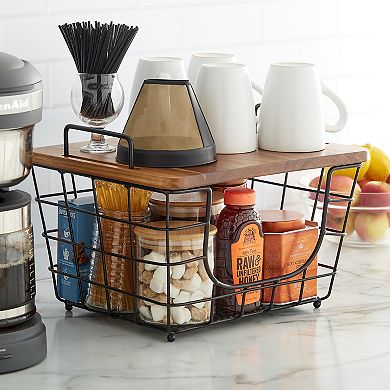 Food Network™ Wire Basket with Lid