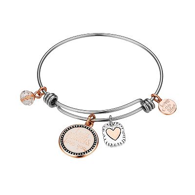 Celebration Heart Charm Bangle