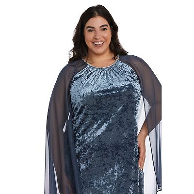 R&m Richards Poncho Dress Plus Size Size R&M Richards Knee