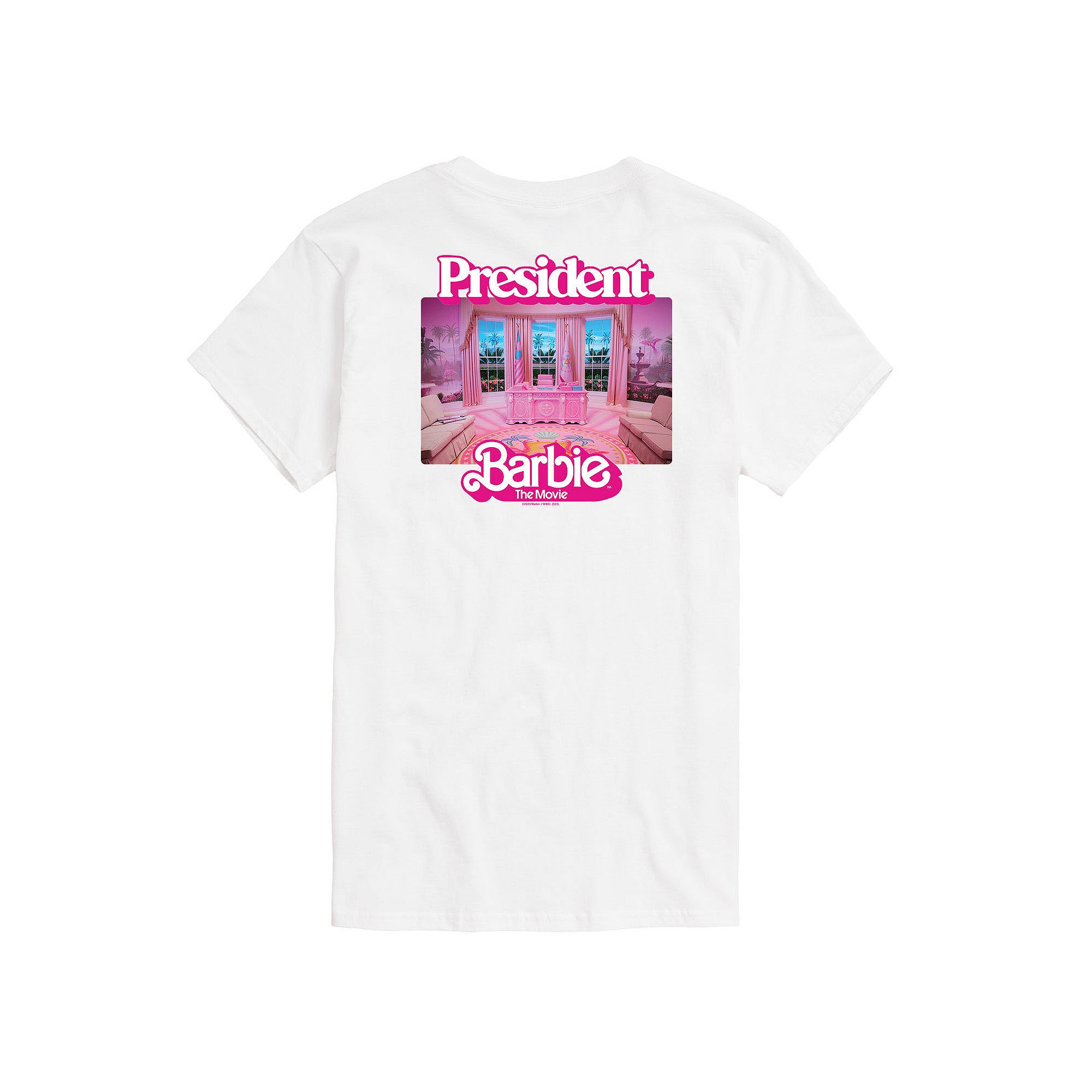 Big & Tall Barbie™ The Movie President Barbie Graphic Tee, Mens, Size: L