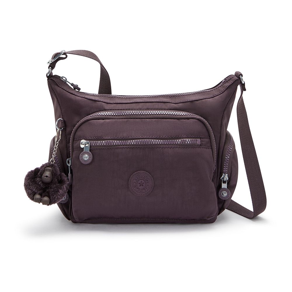 NWT Kipling Gabbie S Mahogany Brown Nylon shops Cargo Crossbody