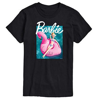 Big & Tall Barbie® Pool Flamingo Graphic Tee