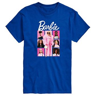 Big & Tall Barbie® Pink Grid Graphic Tee