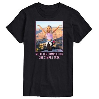 Big & Tall Barbie® One Simple Task Graphic Tee