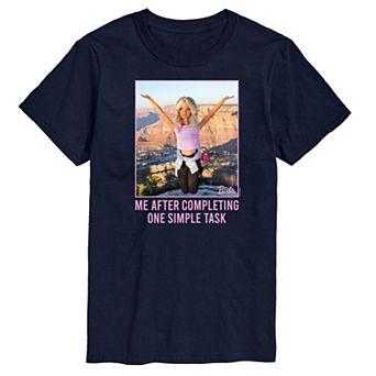 Big & Tall Barbie® One Simple Task Graphic Tee