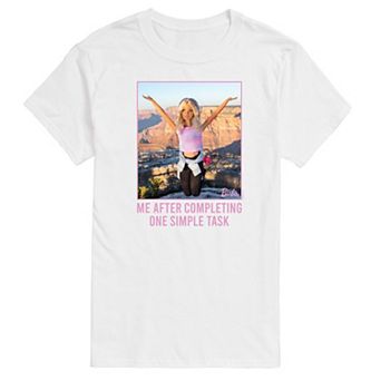 Big & Tall Barbie® One Simple Task Graphic Tee
