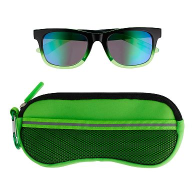 Boys Pan Oceanic Green Sunglasses & Case Set