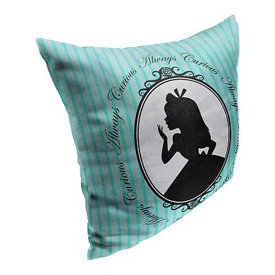 Disney's Alice in Wonderland "Always Curious" Decorative Pillow