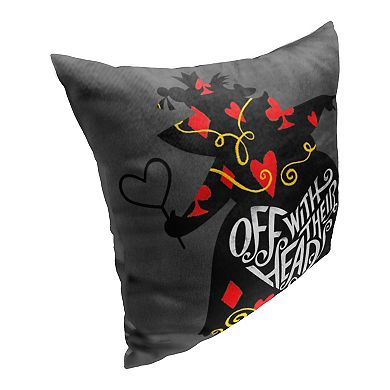 Disney's Alice in Wonderland "Queen of Hearts" Decorative Pillow