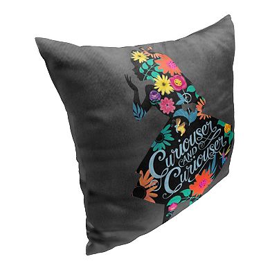 Disney's Alice in Wonderland "Floral Alice" Decorative Pillow