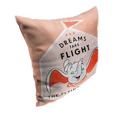 Disney's Dumbo Dreams Take Flight Throw Pillow