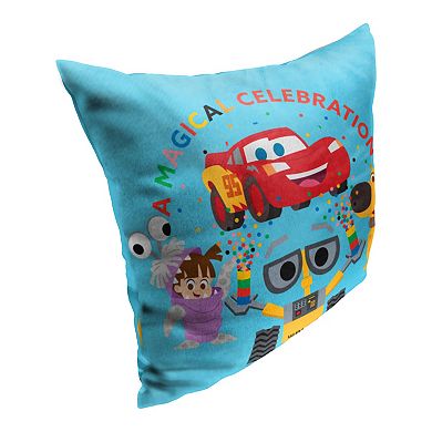 Disney's Cars A Magical Celebration Throw Pillow