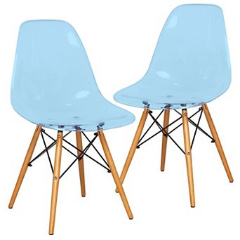 LeisureMod Dover Molded Side Chair