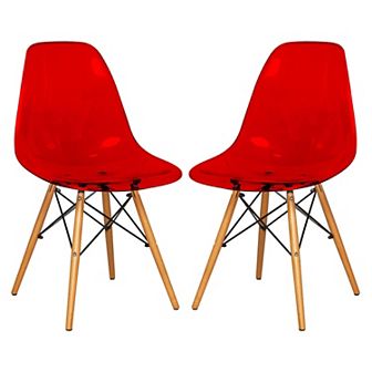 LeisureMod Dover Molded Side Chair