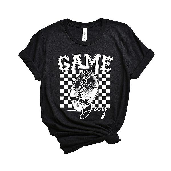 GAME DAY Round Neck Short Sleeve T-Shirt