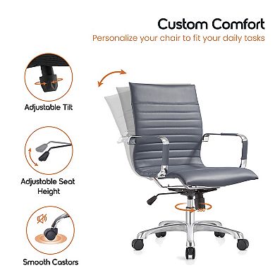 LeisureMod Harris Office Chair