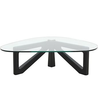 LeisureMod Imperial Triangle Coffee Table