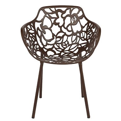 LeisureMod Modern Devon Aluminum Armchair
