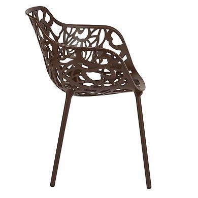 LeisureMod Modern Devon Aluminum Armchair